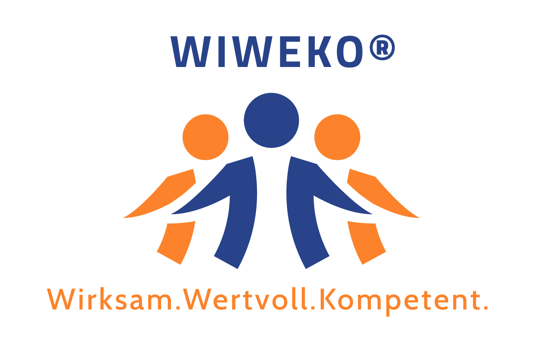 WIWEKO Logo - Motto Wirksam. Wertvoll. Kompetent.